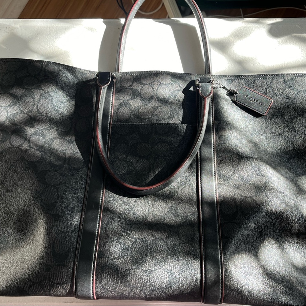 Coach Black Signature Duffel Bag - Picture 2 of 7